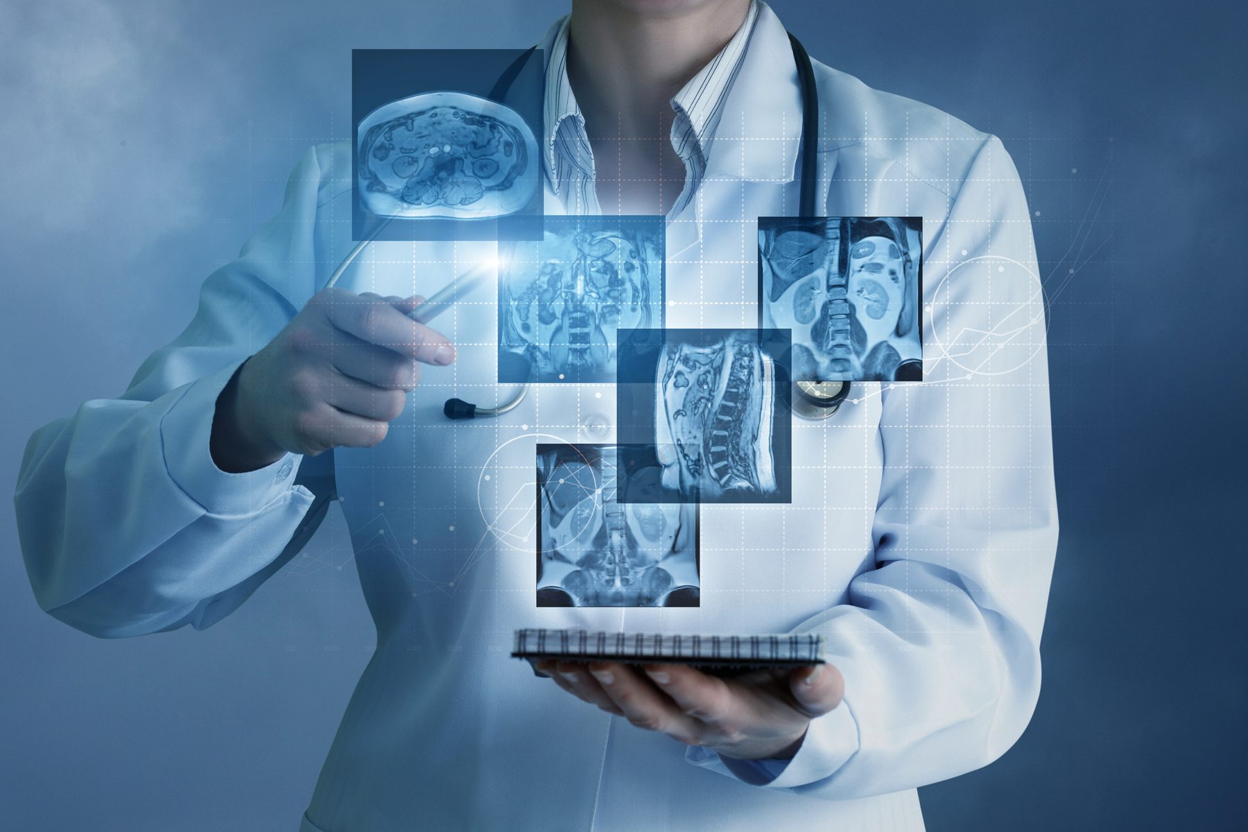 Diagnostic imaging studies on display