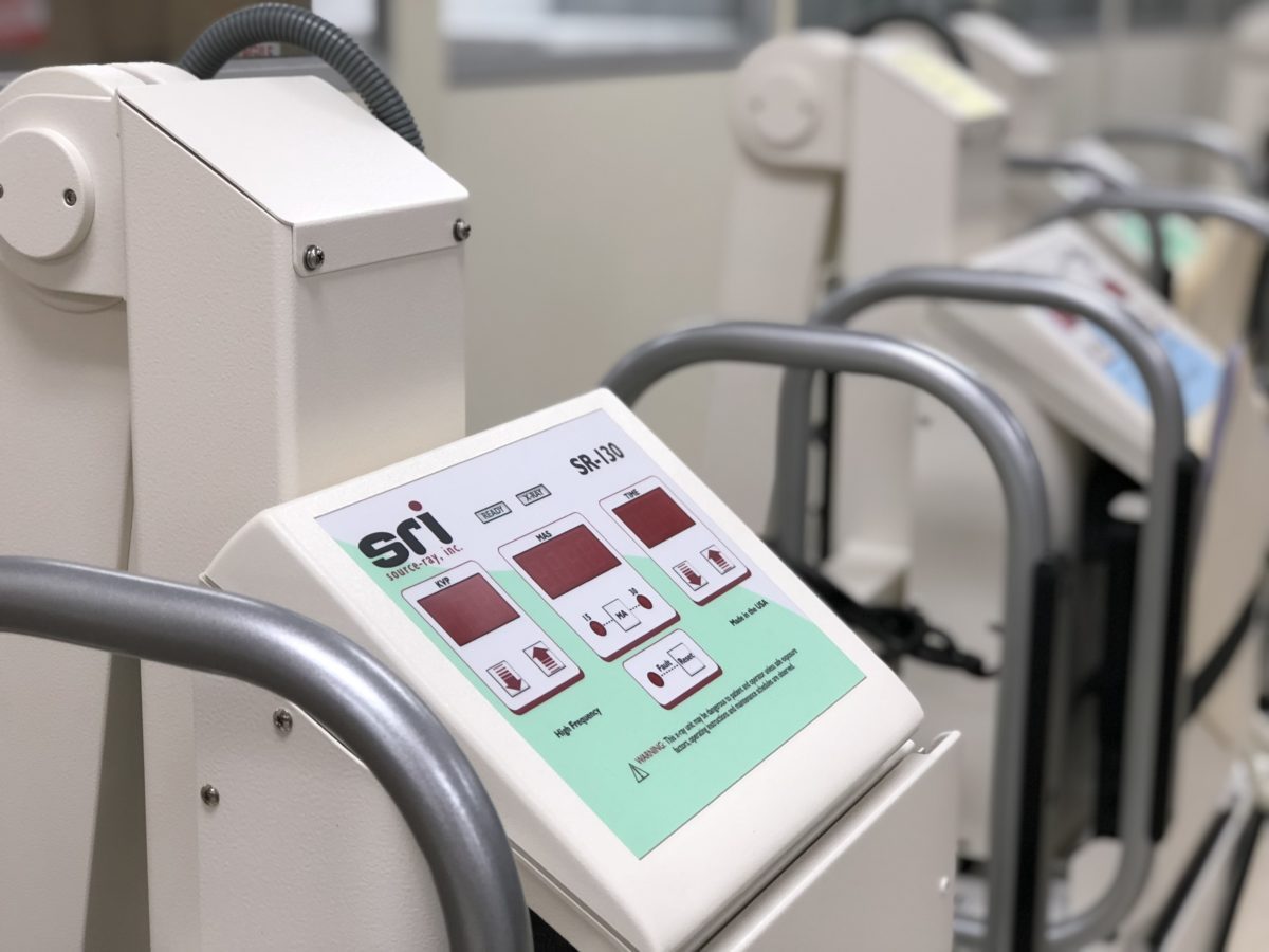 Portable digital X-ray unit